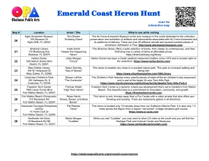 Emerald Coast Heron Hunt List, page 3.